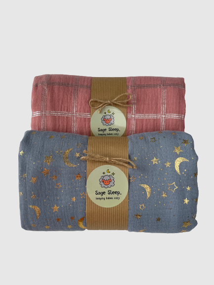 Foil Print || Muslin Wrap