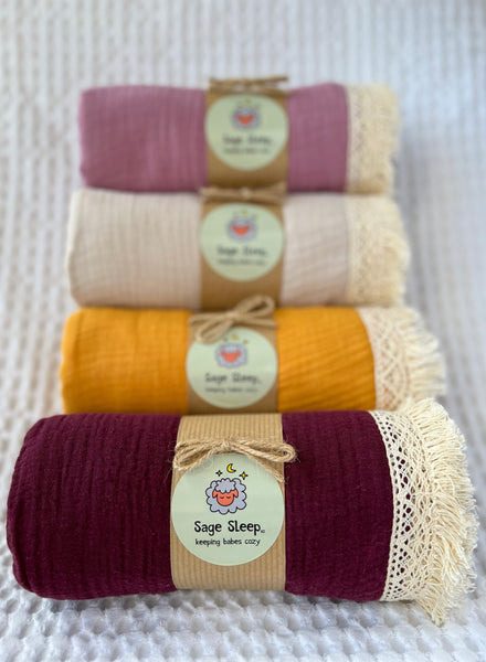 Lace Trim || Muslin Wrap